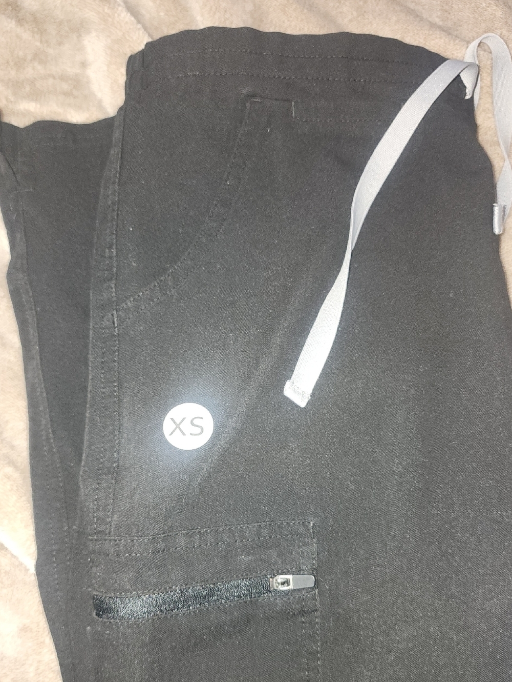 Figs Cade Cargo Scrub Pants Black  Xs